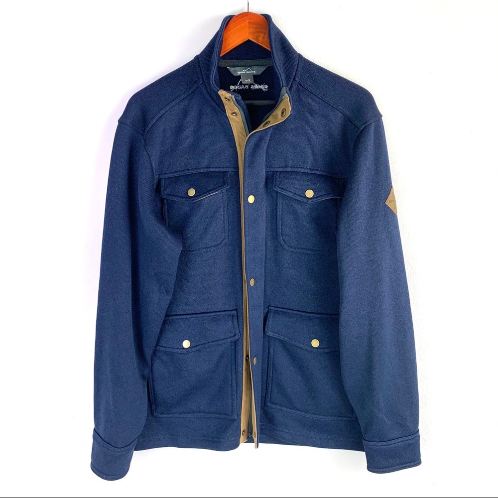 Eddie Bauer Full Zip Mens Blue Medium Sized Jacket